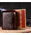 Красивое вертикальное портмоне для женщин с монетницей на молнии из натуральной кожи флотар CANPELLINI 21600 Коричневое картинка