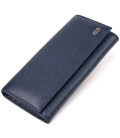 Жіночий гаманець із натуральної зернистої шкіри CANPELLINI 21624 Синій картинка, зображення, фото