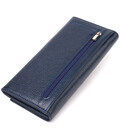 Жіночий гаманець із натуральної зернистої шкіри CANPELLINI 21624 Синій картинка, зображення, фото