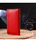 Вертикальний жіночий гаманець із натуральної шкіри CANPELLINI 21640 Червоний картинка, зображення, фото