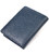 Цікавий вертикальний гаманець із натуральної шкіри CANPELLINI 21675 Синій картинка, зображення, фото