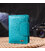 Яркий вертикальный кошелек из натуральной кожи CANPELLINI 21678 Бирюзовый картинка, изображение, фото