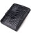 Компактный кошелек из натуральной кожи с тиснением под крокодила CANPELLINI 21684 Черный картинка, изображение, фото