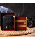 Стильний гаманець із натуральної зернистої шкіри CANPELLINI 21688 Чорний картинка, зображення, фото