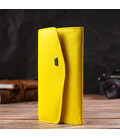 Яскраве жіноче портмоне з натуральної шкіри флотар CANPELLINI 21697 Жовте картинка, зображення, фото