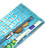 Чудове портмоне для жінок з натуральної шкіри з тисненням під крокодила CANPELLINI 21703 Блакитне картинка, зображення, фото