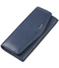 Женский стильный кошелек с удобным функционалом кожаный CANPELLINI 21725 Синий картинка, изображение, фото