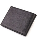 Бумажник для мужчин без застежки из натуральной кожи CANPELLINI 21764 Черный картинка, изображение, фото