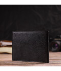 Бумажник для мужчин без застежки из натуральной кожи CANPELLINI 21764 Черный картинка, изображение, фото