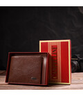 Бумажник для стильных мужчин без застежки из натуральной кожи CANPELLINI 21765 Светло-коричневый картинка, изображение, фото