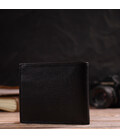 Класичний чоловічий портмоне з натуральної шкіри флотар CANPELLINI 21783 Чорний картинка, зображення, фото