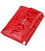 Превосходный кошелек для женщин среднего размера из натуральной кожи с тиснением под рептилию CANPELLINI 21818 Красный картинка,