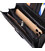 Интересное вертикальное мужское портмоне из натуральной крупнозернистой кожи CANPELLINI 21838 Черное картинка, изображение, фото