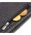 Интересное вертикальное мужское портмоне из натуральной крупнозернистой кожи CANPELLINI 21838 Черное картинка, изображение, фото