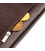 Удобное вертикальное мужское портмоне из натуральной фактурной кожи с тиснением CANPELLINI 21839 Коричневое картинка, изображени