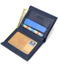 Чоловічий компактний гаманець із натуральної шкіри флотар CANPELLINI 21872 Синій картинка, зображення, фото