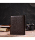Компактний гаманець для чоловіків із натуральної шкіри флотар CANPELLINI 21873 Коричневий картинка, зображення, фото
