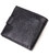Удобный мужской кошелек из натуральной гладкой кожи CANPELLINI 21877 Черный картинка, изображение, фото