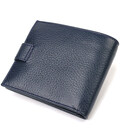 Практичний чоловічий гаманець із натуральної зернистої шкіри CANPELLINI 21879 Синій картинка, зображення, фото
