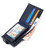 Популярный горизонтальный кошелек для мужчин из натуральной кожи флотар CANPELLINI 21884 Синее картинка, изображение, фото