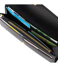 Класичний жіночий гаманець з монетницею на блискавці з натуральної шкіри Tony Bellucci 21966 Чорний картинка, зображення, фото