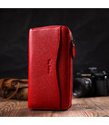 Яскраве жіноче портмоне на блискавці з натуральної шкіри Tony Bellucci 21972 Червоний картинка, зображення, фото