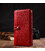 Яркий женский клатч с двумя блоками для кредитных карт из натуральной кожи Tony Bellucci 21985 Красный картинка, изображение, фо