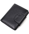 Жіночий гаманець із натуральної шкіри в класичному чорному кольорі Tony Bellucci 21987 Чорний картинка, зображення, фото