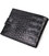 Модный бумажник для мужчин из натуральной фактурной кожи с тиснением под крокодила BOND 21995 Черный картинка, изображение, фото