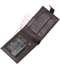 Практичний гаманець середнього розміру для чоловіків з натуральної шкіри BOND 22001 Коричневий картинка, зображення, фото