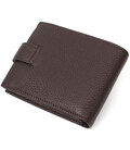 Горизонтальний чоловічий гаманець із натуральної шкіри флотар BOND 22007 Коричневий картинка, зображення, фото