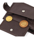 Горизонтальний чоловічий гаманець із натуральної шкіри флотар BOND 22007 Коричневий картинка, зображення, фото