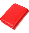 Яскравий жіночий гаманець із місткою монетницею на блискавці з натуральної шкіри Tony Bellucci 22013 Червоний картинка, зображен