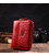 Яркий женский кошелек с вместительной монетницей на молнии из натуральной кожи Tony Bellucci 22013 Красный картинка, изображение