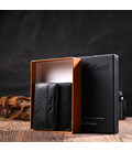 Мужской компактный кошелек из натуральной кожи Tony Bellucci 22040 Черный картинка, изображение, фото