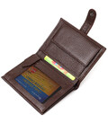 Практичное портмоне для мужчин из натуральной зернистой кожи BOND 22056 Коричневый картинка, изображение, фото
