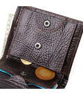 Маленький кошелек с удобным функционалом из натуральной кожи Tony Bellucci 22068 Коричневый картинка, изображение, фото