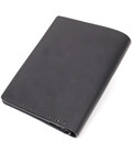 Добротное кожаное портмоне с держателем для Apple AirTag GRANDE PELLE 11623 Черный картинка, изображение, фото