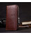 Удобный кошелек-клатч на молнии из натуральной кожи GRANDE PELLE 11659 Коричневый картинка, изображение, фото