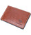 Надежный кожаный зажим для денег GRANDE PELLE 11668 Коричневый картинка, изображение, фото