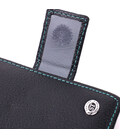 Вертикальний невеликий жіночий гаманець із натуральної шкіри ST Leather 19436 Чорний картинка, зображення, фото