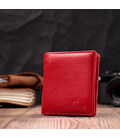 Яркий женский кошелек из натуральной кожи ST Leather 19465 Красный картинка, изображение, фото