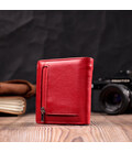 Яркий женский кошелек из натуральной кожи ST Leather 19465 Красный картинка, изображение, фото
