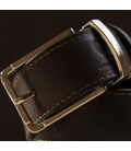 Ремінь брючний двосторонній чоловічий Grande Pelle 11155 Коричневий і Чорний картинка, зображення, фото