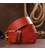 Мужской ремень кожаный с массивной пряжкой SHVIGEL 13995 Кирпичный картинка, изображение, фото