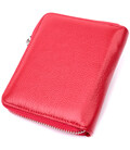 Яскраве портмоне для жінок на блискавці із натуральної шкіри ST Leather 19486 Червоний картинка, зображення, фото