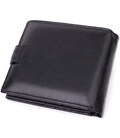 Отменный горизонтальный бумажник для мужчин из натуральной кожи ST Leather 22465 Черный картинка, изображение, фото