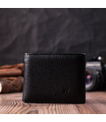 Качественный зажим из натуральной кожи ST Leather 22472 Черный картинка, изображение, фото