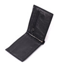 Гаманець-затиск з натуральної шкіри ST Leather 22476 Чорний картинка, зображення, фото