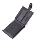 Горизонтальне чоловіче портмоне з натуральної шкіри ST Leather 22487 Чорний картинка, зображення, фото